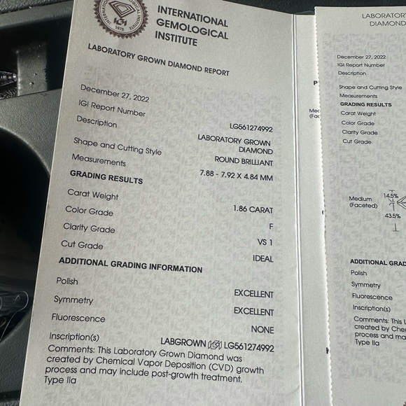 Engagement Ring 3carat - Picture 6 of 6